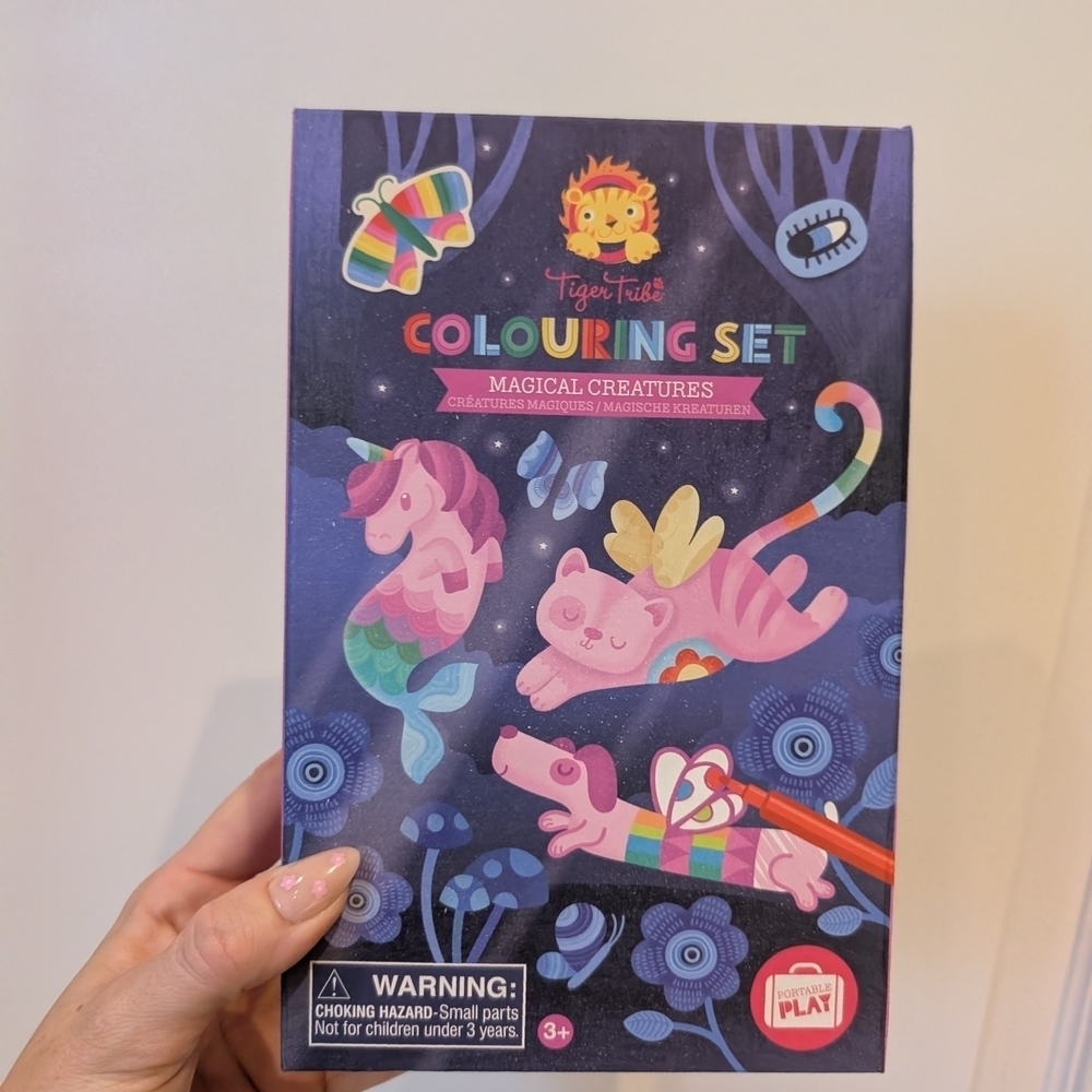 Magical Creatures Colouring Set - Multicolor